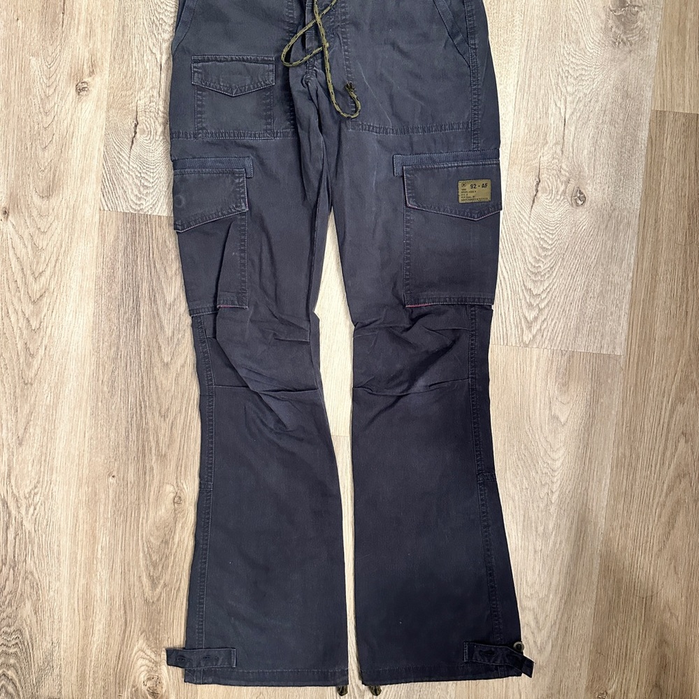 Vintage Abercrombie and Fitch Cargo Pants with Drawstring sz 2
